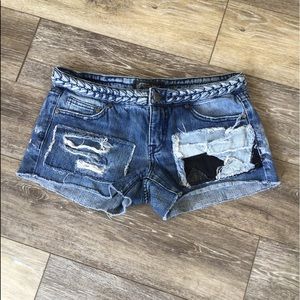 Volcom Brand Jeans Short Denim Shorts